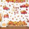 Happy Fall Yall Wall Decals Trucks Autumn Pumpkin Maple Wall Stickers